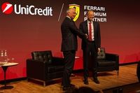 Ferrari estrena patrocinador bancario y anuncia posible roadshow en Mil&aacute;n