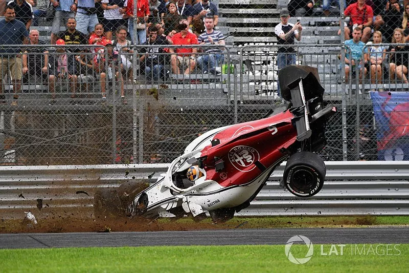 El accidente de Marcus Ericsson, Sauber C37