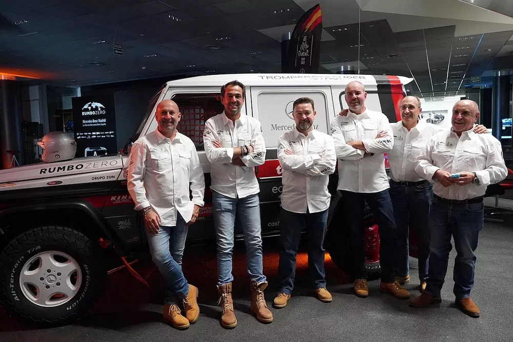 Presentación del equipo RumboZero Mercedes-Benz, Dakar Classic 2022