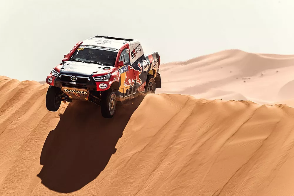 Nasser Al-Attiyah, Matthieu Baumel, Toyota Hilux