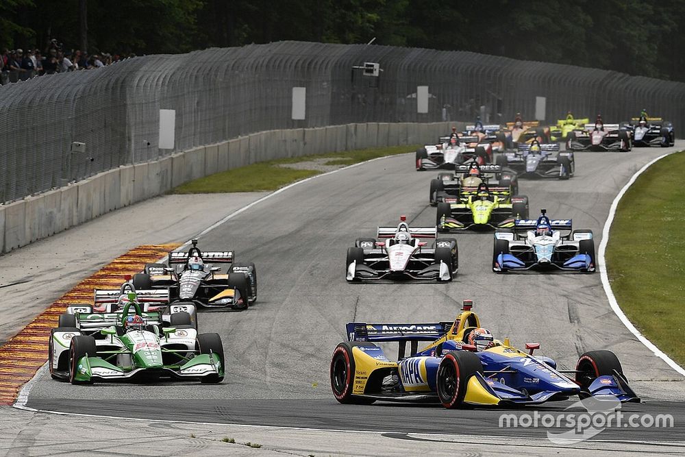 Inizio della gara di Alexander Rossi, Andretti Autosport Honda