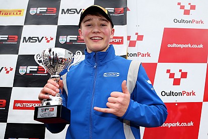 Monger scores British F3 podium on racing return