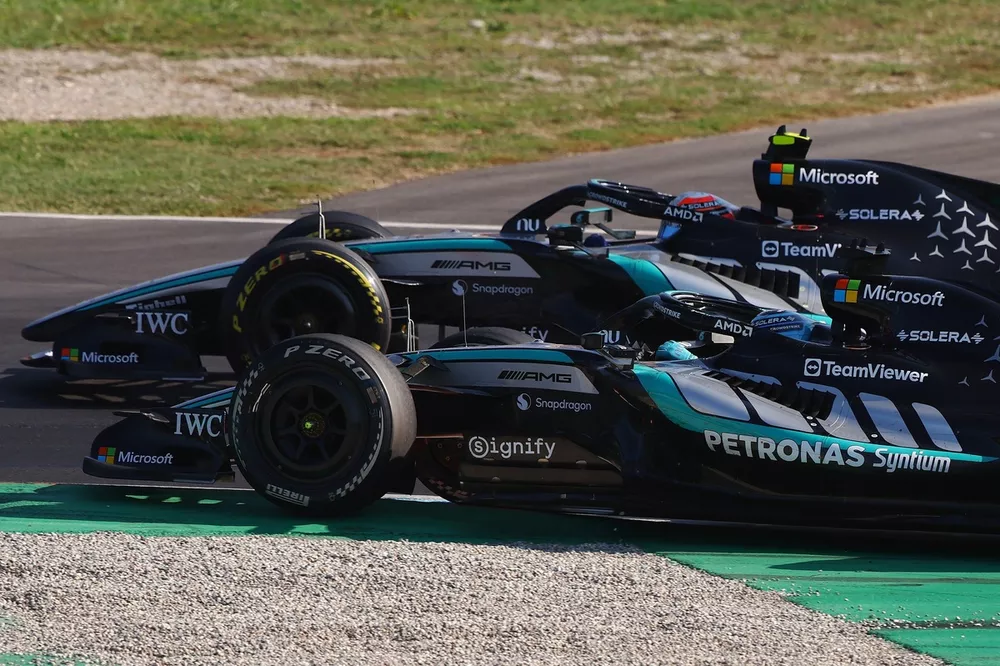 Andrea Kimi Antonelli, Mercedes, George Russell, Mercedes