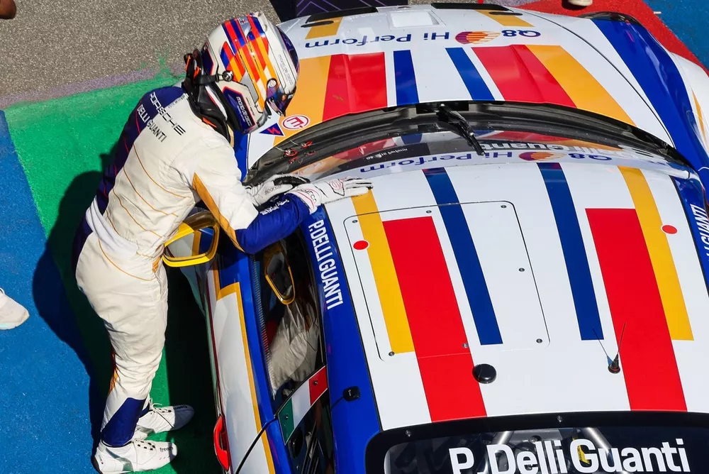 Gara 1 della Porsche CCI a Vallelunga