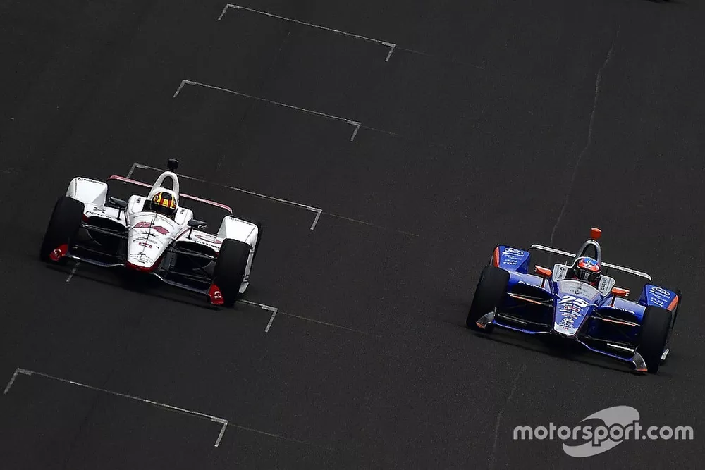 Oriol Servia, Scuderia Corsa with RLL Honda, Stefan Wilson, Andretti Autosport Honda