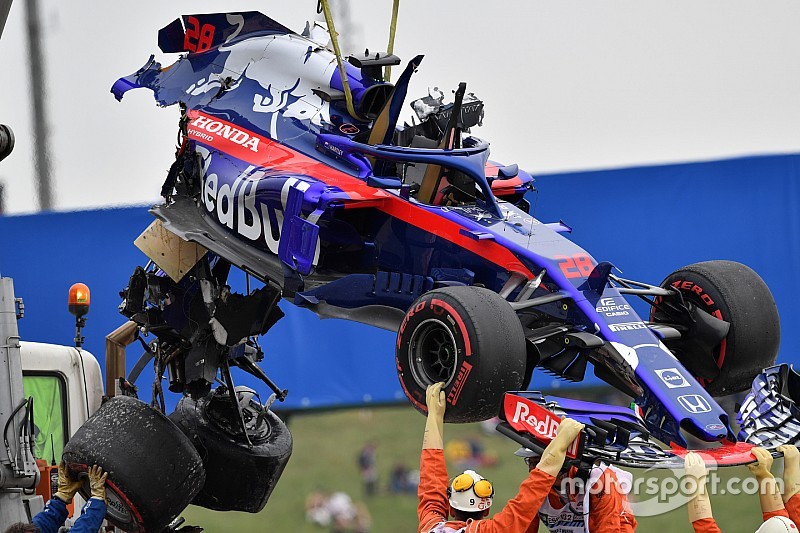 Les crashs ont coûté plus de 2M€ à Toro Rosso en 2018
