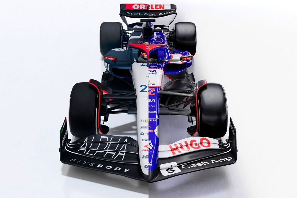 Comparación AlphaTauri 04 vs Racing Bulls VCARB 01