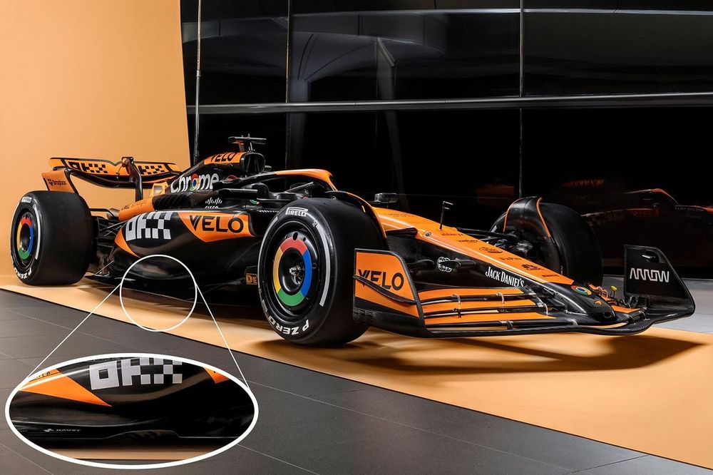 Diferencias de suelo en el McLaren MCL38