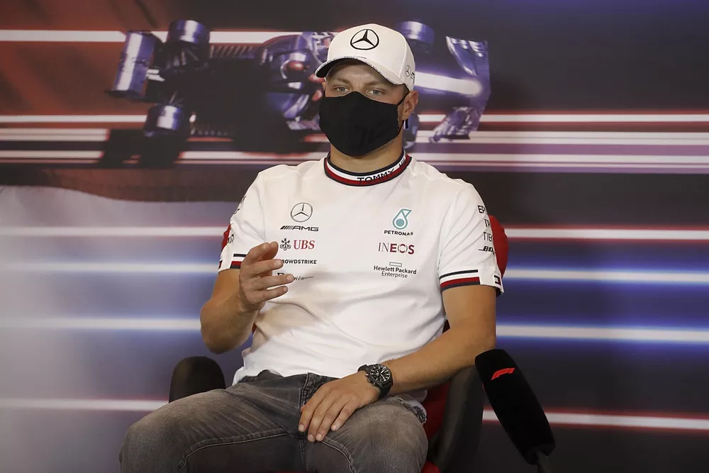 Valtteri Bottas, Mercedes, in the Press Conference