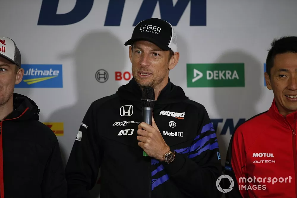 Persconferentie, Jenson Button, Team Kunimitsu Honda