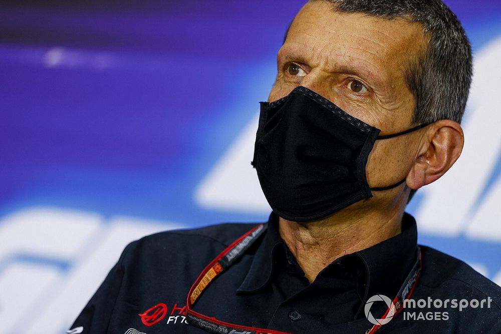 Guenther Steiner, Team Principal, Haas F1, in the Press Conference