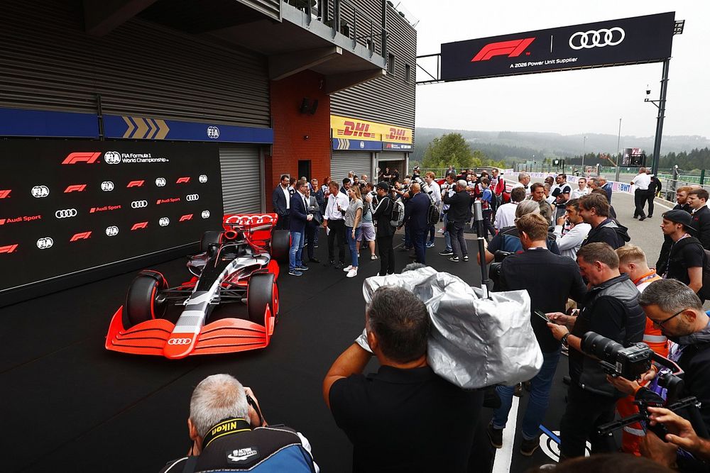 El concept de un coche de F1 que presentó Audi