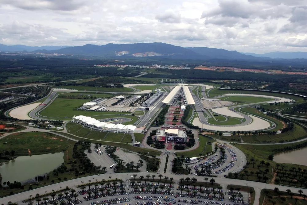 Sepang circuit aerial view