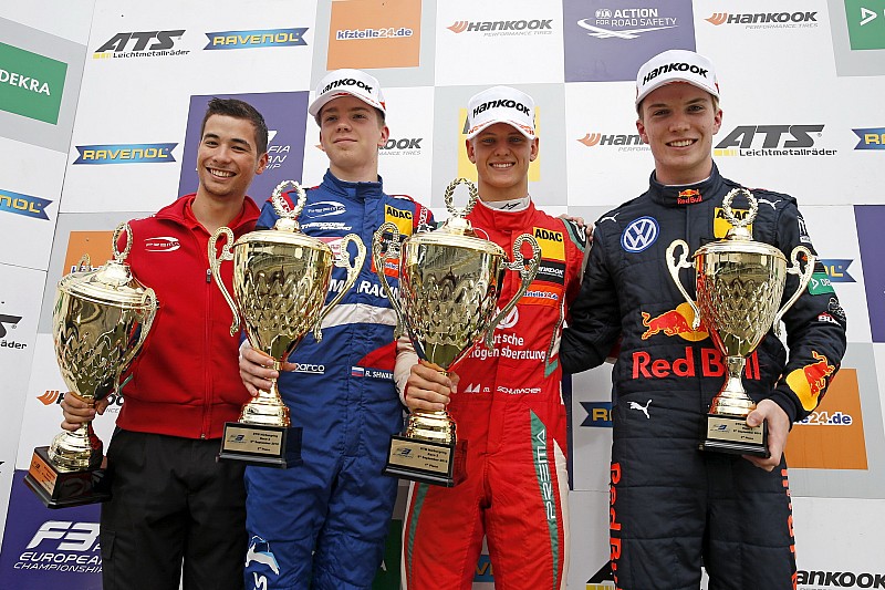 Le tableau d'honneur de la F3 Europe 2018