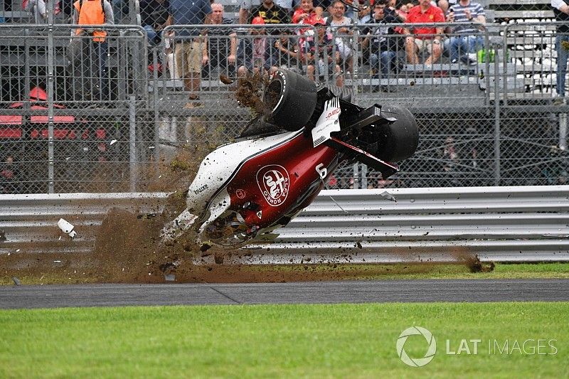 El accidente de Marcus Ericsson, Sauber C37