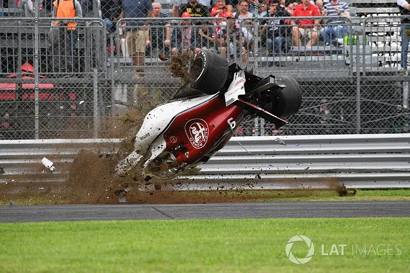 El accidente de Marcus Ericsson, Sauber C37