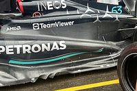 Mercedes a de nouveaux pontons sur la W14 à Spa