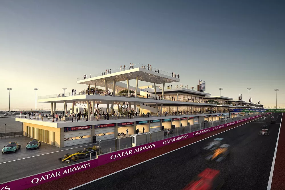 Panoramica di Lusail International Circuit
