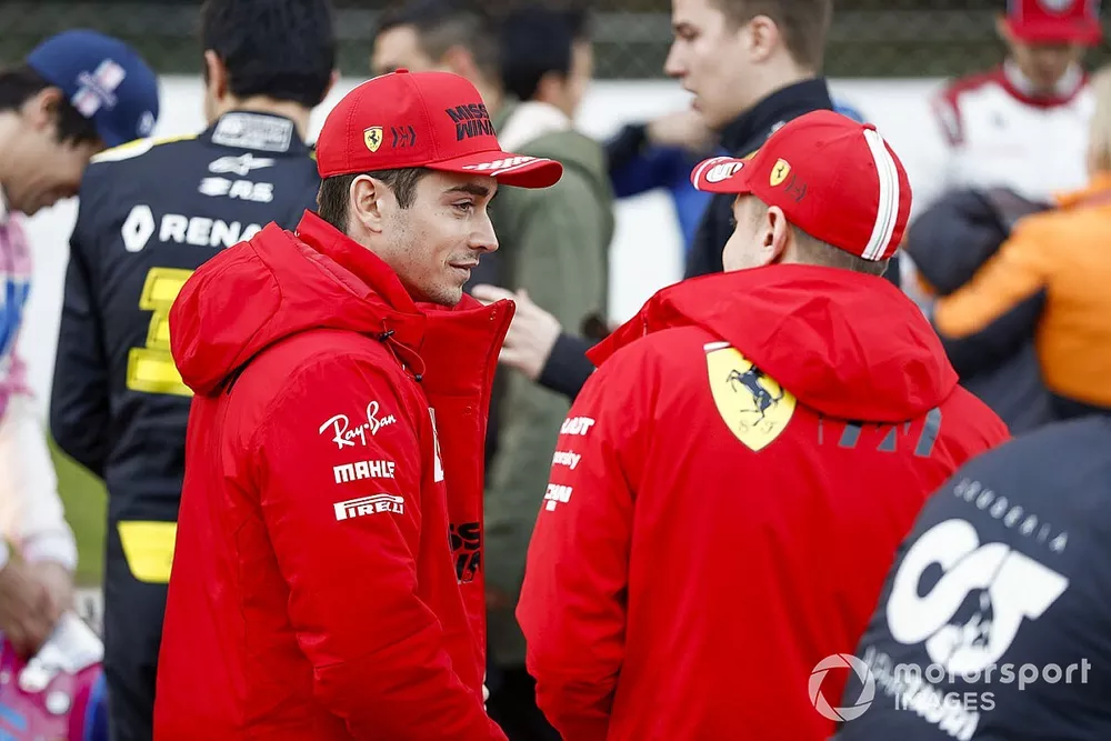 Charles Leclerc, Ferrari y Sebastien Vettel, Ferrari 