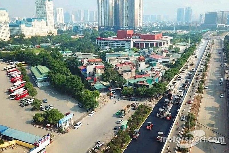 El circuito de F1 de Hanoi est&aacute; en marcha 