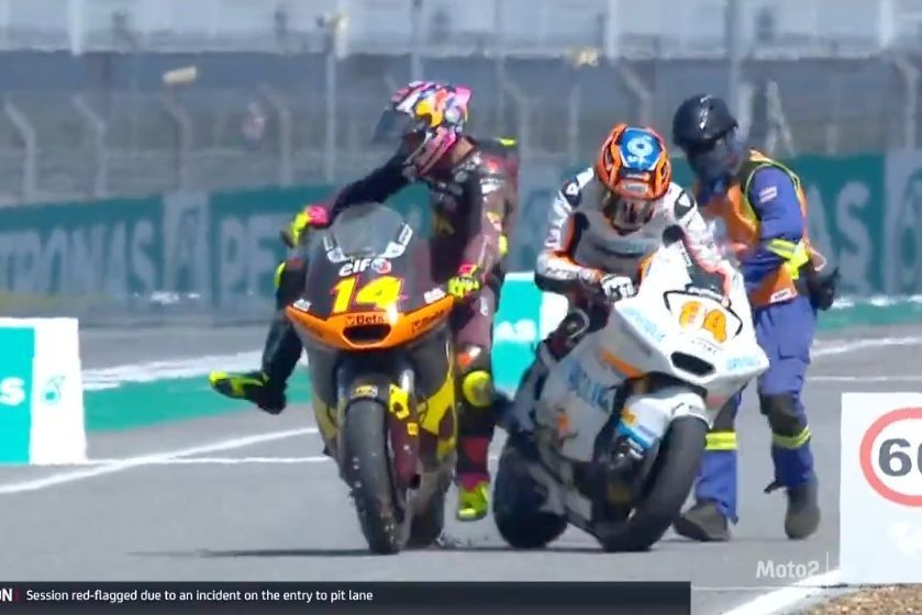 Tony Arbolino choque Zonta van den Goorbergh