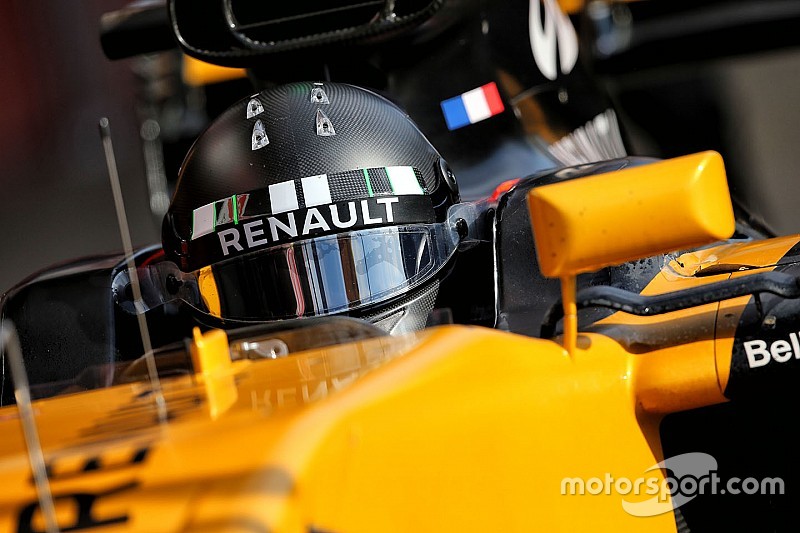 Du vert ou du rouge pour le casque de Hülkenberg ?
