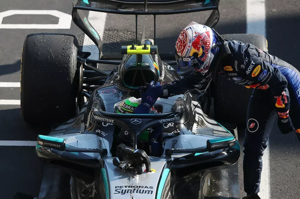 Andrea Kimi Antonelli, Mercedes, Max Verstappen, Red Bull Racing