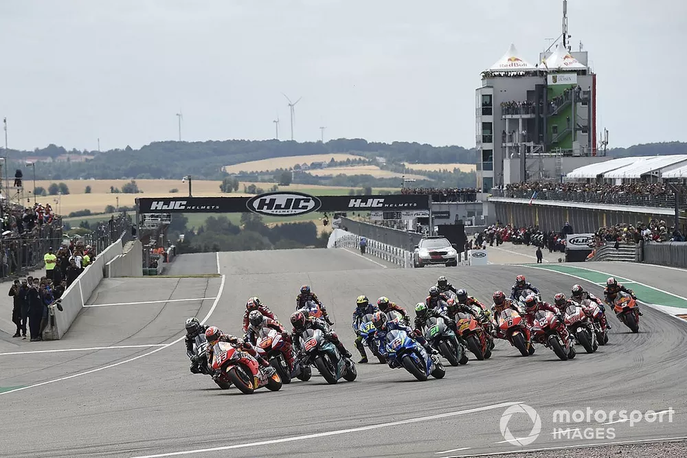 Marc Marquez, Repsol Honda Team, au d&eacute;part de la course