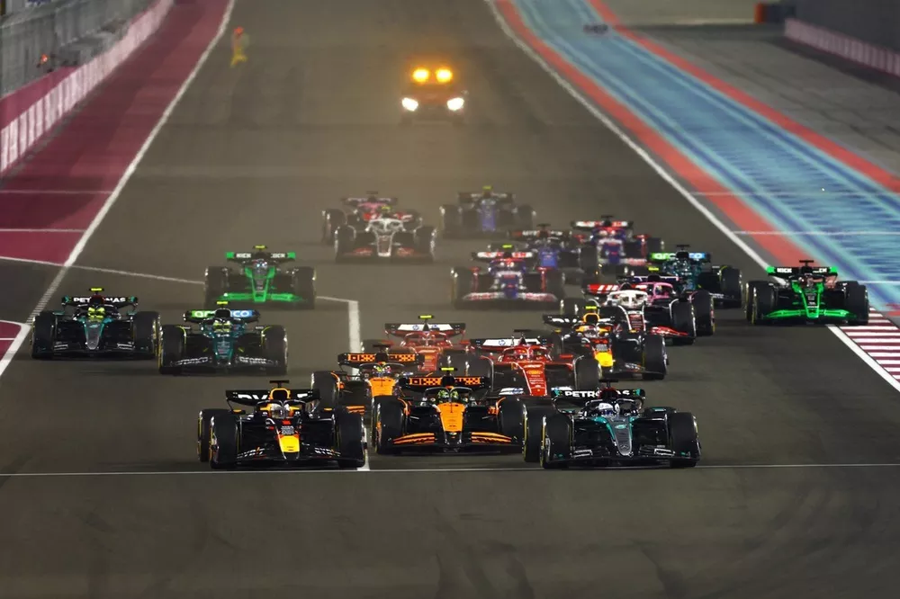 Le d&eacute;part du GP du Qatar