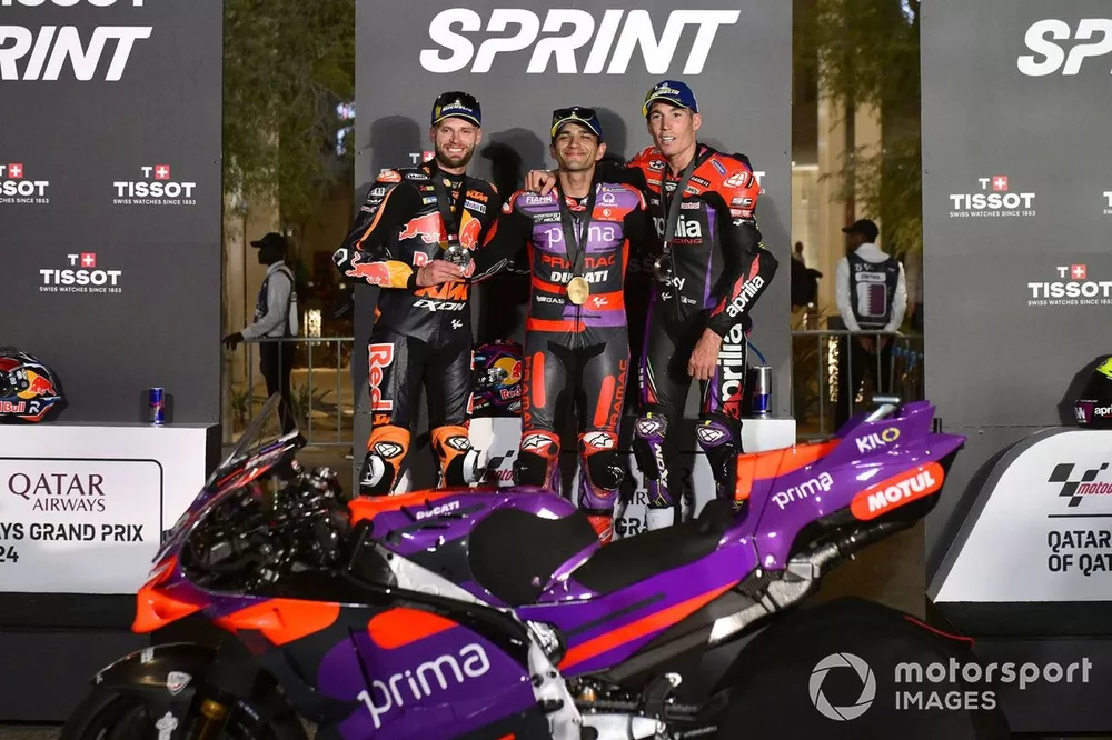 Brad Binder, Red Bull KTM Factory Racing, Jorge Martin, Pramac Racing, Aleix Espargaro, Aprilia Racing Team