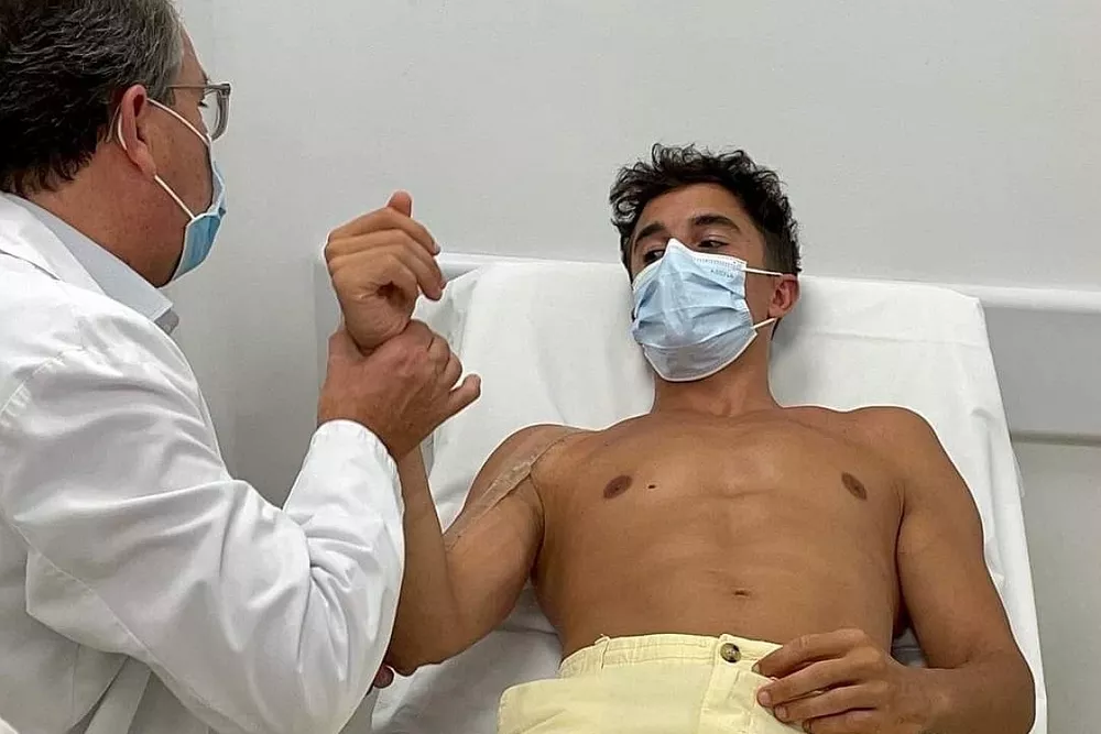 Marc Márquez continúa su rehabilitación