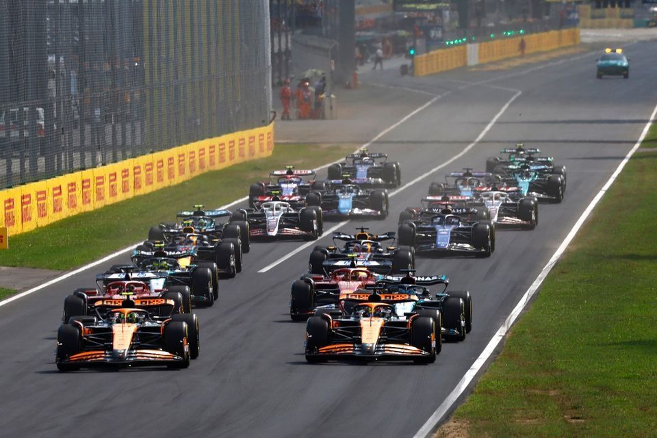 Salida del GP de Italia 2024 de F1