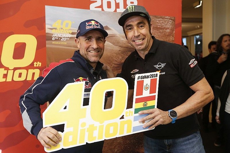 Stephane Peterhansel y Nani Roma