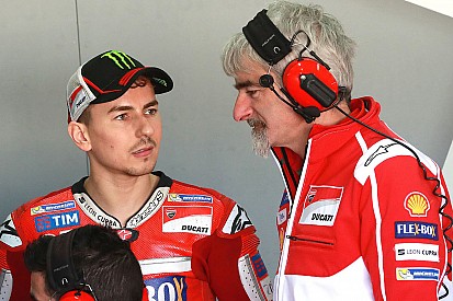Dall'Igna aimerait un peu plus de calme chez Jorge Lorenzo