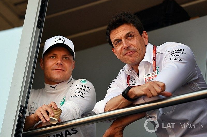 Valtteri Bottas, Mercedes-AMG F1 and Toto Wolff, Mercedes AMG F1 Director of Motorsport