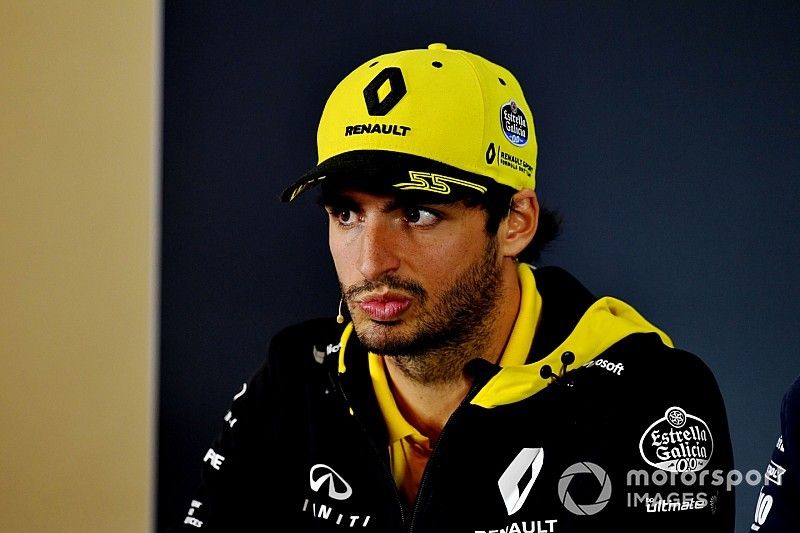 Carlos Sainz Jr., Renault Sport F1 Team en la conferencia de prensa