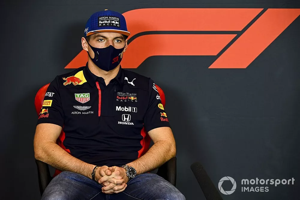 Max Verstappen, Red Bull Racing, in a Press Conference