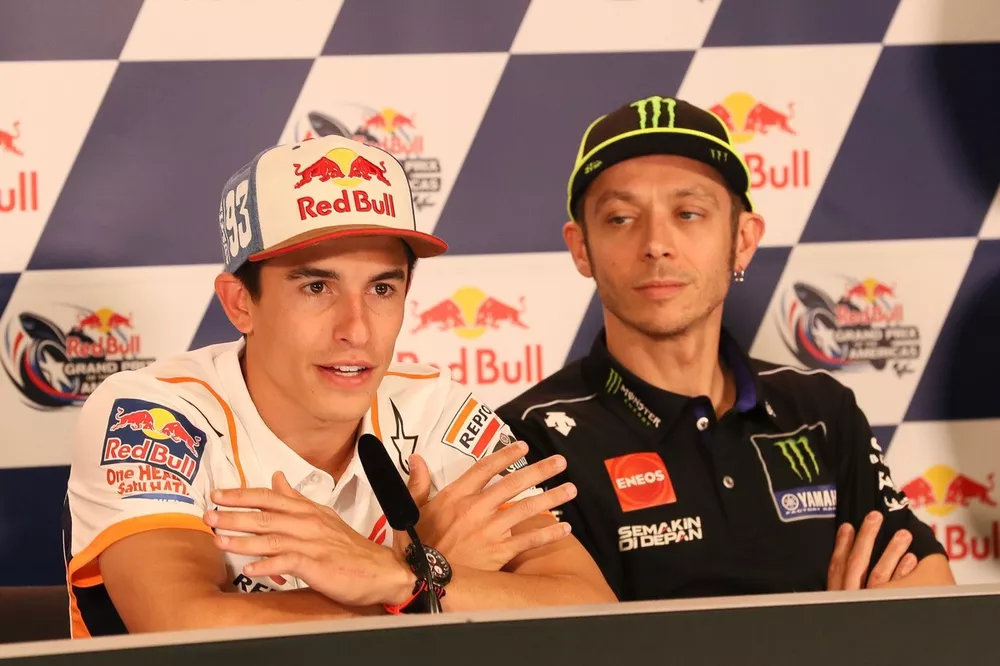Marc Marquez, Repsol Honda Team, Valentino Rossi, Yamaha Factory Racing, Press Conference