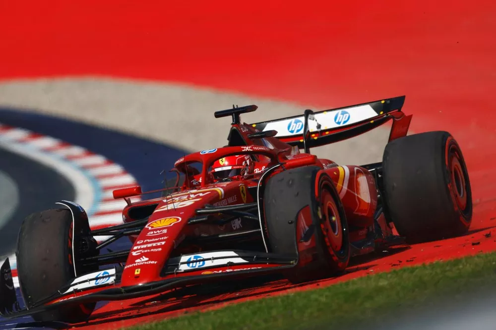 Sortie de piste de Charles Leclerc, Ferrari SF-24