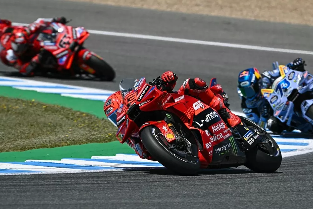 Francesco Bagnaia, Ducati Team, Alex Marquez, Gresini Racing, Marc Marquez, Ducati Team
