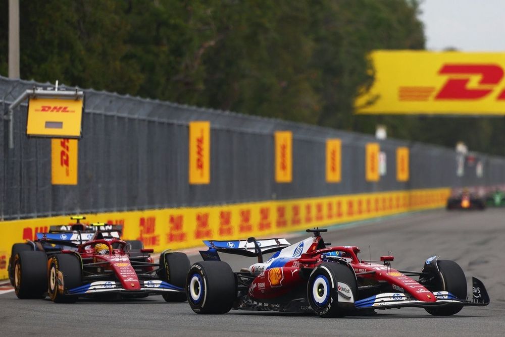 Charles Leclerc, Ferrari, Lewis Hamilton