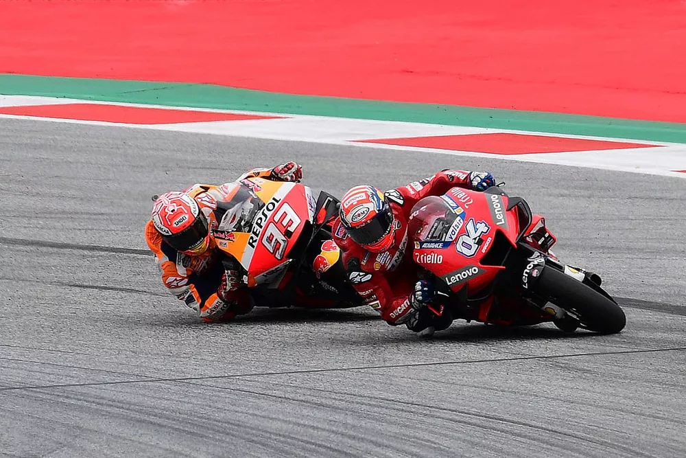 Andrea Dovizioso, Ducati Team, Marc Marquez, Repsol Honda Team