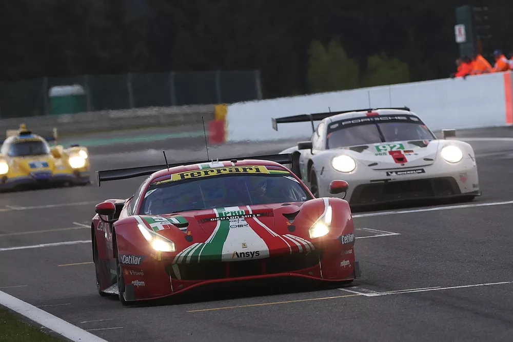 #51 AF Corse Ferrari 488 GTE Evo LMGTE Pro of Alessandro Pier Guidi, James Calado 