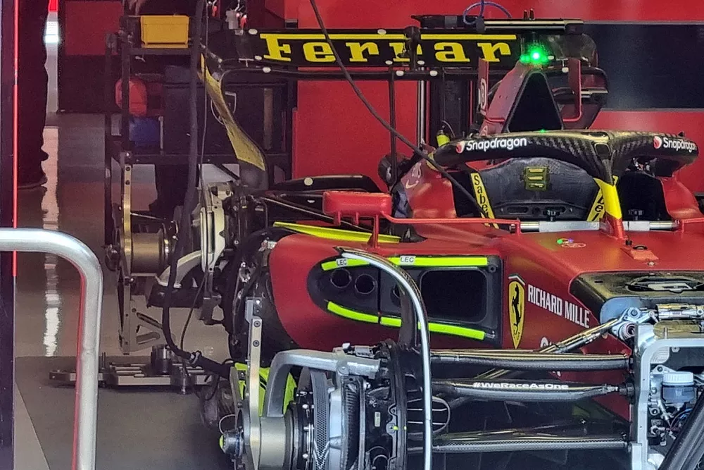 Ferrari F1-75, dettaglio tecnico