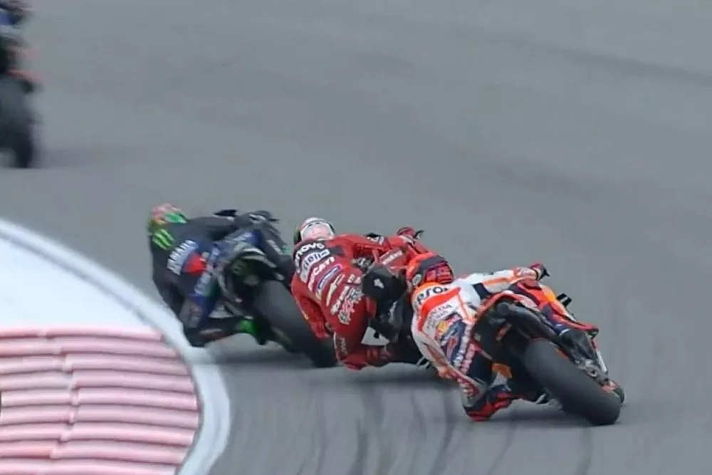 Franco Morbidelli, Francesco Bagnaia, Marc M&aacute;rquez, Malasia
