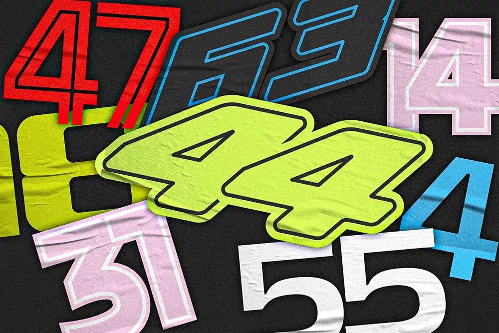 Num&eacute;ros de pilotes F1