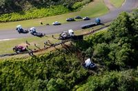 Piloto da Copa Truck relata susto com acidente em ribanceira: "Um galho perfurou o vidro da frente"