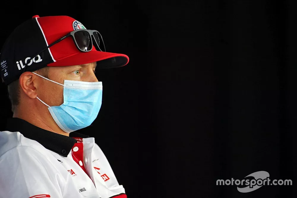 Kimi Raikkonen, Alfa Romeo en conférence de presse