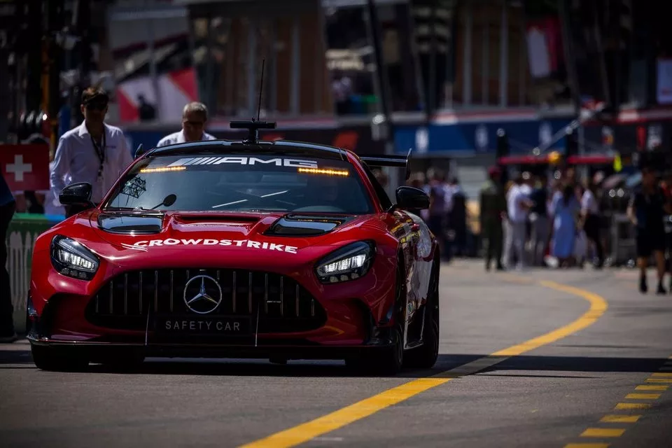 La safety car AMG Mercedes 