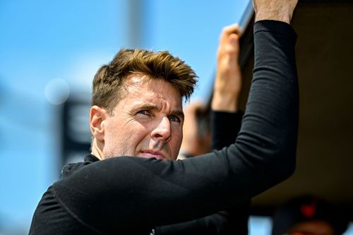 Power dedicó una peineta a su compañero Newgarden por el accidente de Gateway